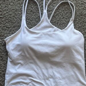 Fabletics White Double-Strap Camisole